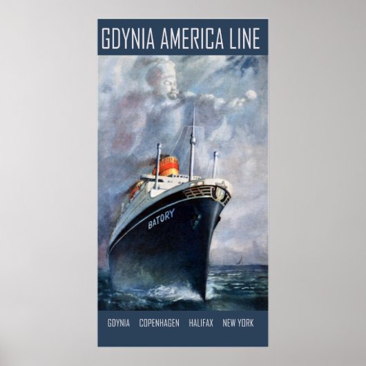 Gdynia America Line Poster (Voorkant)