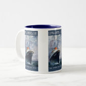 Gdynia America Line Tweekleurige Koffiemok (Voorkant links)
