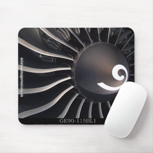 GE90 mousepad Muismat (Met muis)