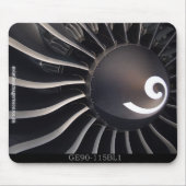 GE90 mousepad Muismat (Voorkant)