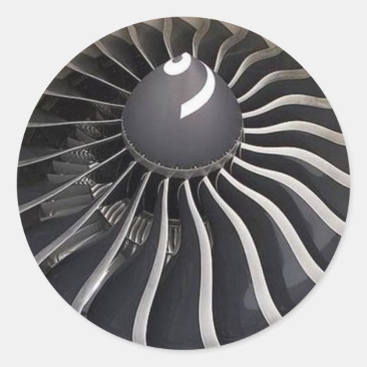 GE90 RONDE STICKER (Voorkant)