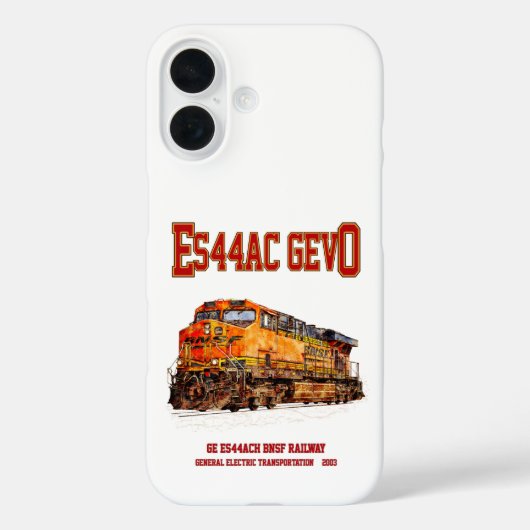 GE ES44AC GEVO Diesellocomotief Case-Mate iPhone Case (Achterkant)