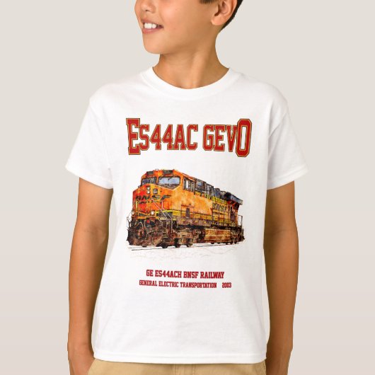  GE ES44AC GEVO Diesellocomotief T-shirt (Voorkant)