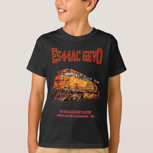  GE ES44AC GEVO Diesellocomotief T-shirt (Voorkant)