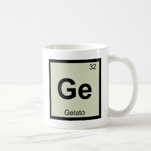 Ge - Gelato Chemie Periodiek Systeem Symbool Koffiemok