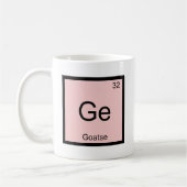 Ge - Goatse Chemistry Element Symbol T-Shirt Koffiemok (Links)