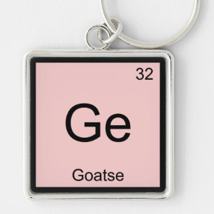 Ge - Goatse Chemistry Element Symbol T-Shirt Sleutelhanger
