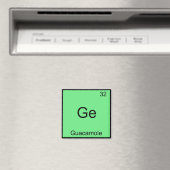 Ge - Guacamole Funny Chemistry Element Symbol T-sh Magneet (Insitu (Vaatwasser))