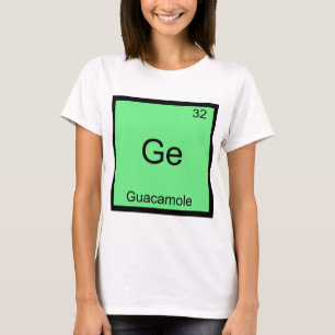 Ge - Guacamole Grappig Chemie Element Symbool T-sh T-shirt