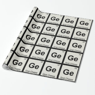 Ge - Kaas Chemie Periodiek Systeem Symbool Cadeaupapier