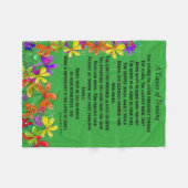 Ge-mail: Zurse Poem Fleece Blanket Green (Voorkant (Horizontaal))