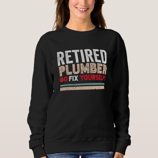 Ge Plumber vezel zelf het Retrodesign Trui (Voorkant)