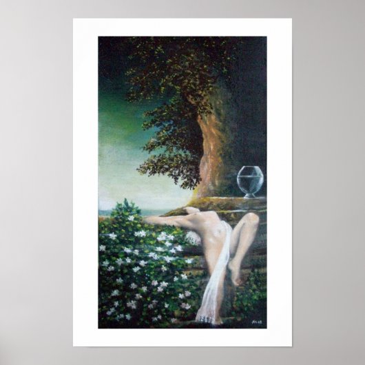 GEA, MIRTE EN WATER POSTER (Voorkant)