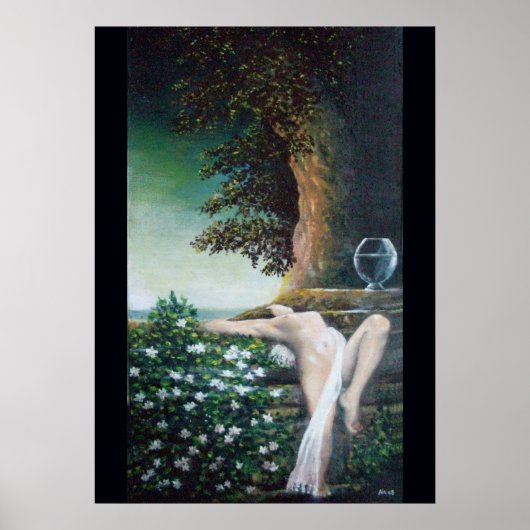 GEA, MIRTE EN WATER POSTER (Voorkant)