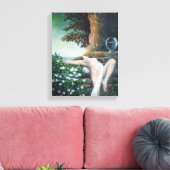 GEA, MYRTLE EN WATER CANVAS AFDRUK (Insitu (Woonkamer))