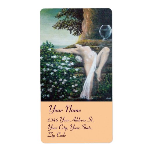 GEA, MYRTLE EN WATER ETIKET (Voorkant)