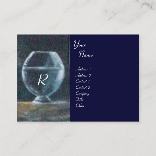 GEA, MYRTLE EN WATER, Monogram Visitekaartje (Voorkant)