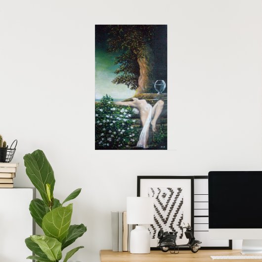 GEA, MYRTLE EN WATER POSTER (Thuiskantoor)