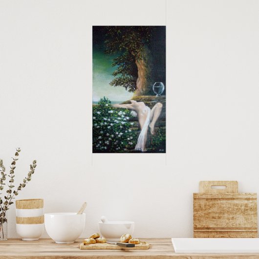 GEA, MYRTLE EN WATER POSTER (Keuken)