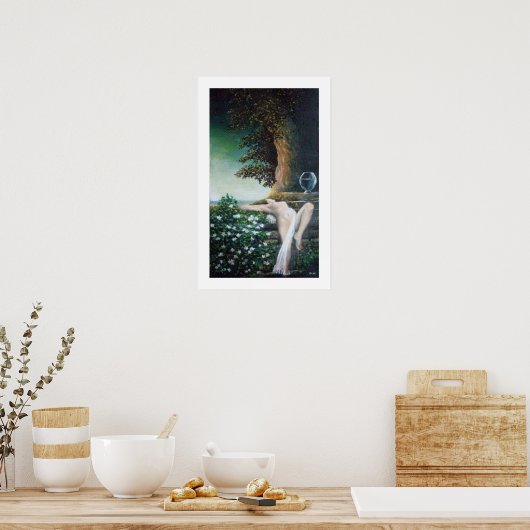 GEA, MYRTLE EN WATER POSTER (Keuken)