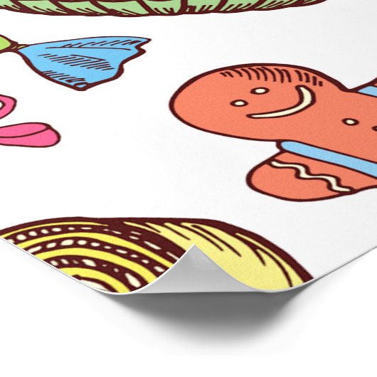 Geabsorbeerd Snoep Poster (Hoek)