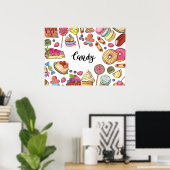 Geabsorbeerd Snoep Poster (Thuiskantoor)