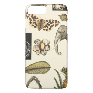 Geabsorbeerde dieren gekleurd op de achtergrond va Case-Mate iPhone case