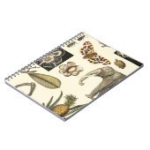 Geabsorbeerde dieren gekleurd op de achtergrond va notitieboek (Linkerzijde)