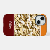 Geabstraheerd iPhone 15 Case (Achterkant horizontaal)