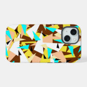 Geabstraheerd iPhone 15 Case (Achterkant horizontaal)