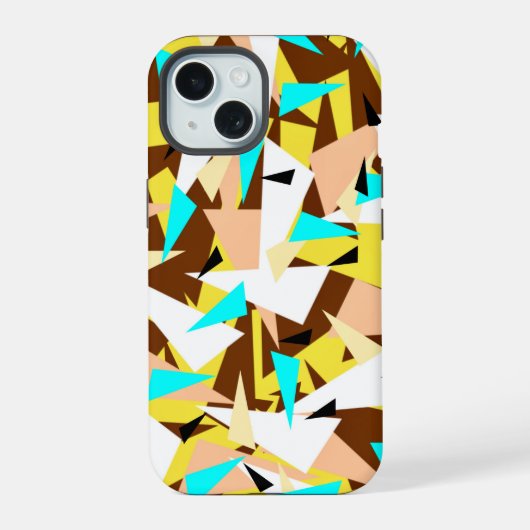 Geabstraheerd iPhone 15 Case (Achterkant)