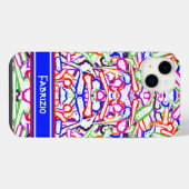 Geabstraheerd iPhone Hoesje (Achterkant horizontaal)