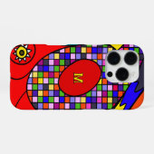 Geabstraheerd iPhone Hoesje (Achterkant horizontaal)