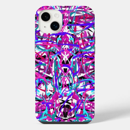 Geabstraheerd iPhone Hoesje (Achterkant)