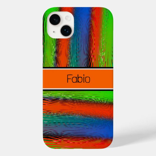 Geabstraheerd kleurrijk Case-Mate iPhone case (Achterkant)
