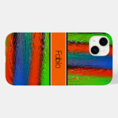 Geabstraheerd kleurrijk Case-Mate iPhone case (Achterkant (horizontaal))