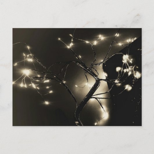 geabstraheerd licht zwart-wit foto-Briefkaart Briefkaart (Voorkant)