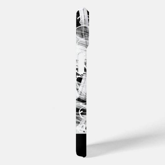 Geabstraheerd zwart-wit Case-Mate iPhone case (Achterkant / Rechts)