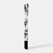 Geabstraheerd zwart-wit iPhone 15 case (Rechterkant)