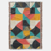 Geabstraheerde afbeeldingen deken (Voorkant Verticaal)