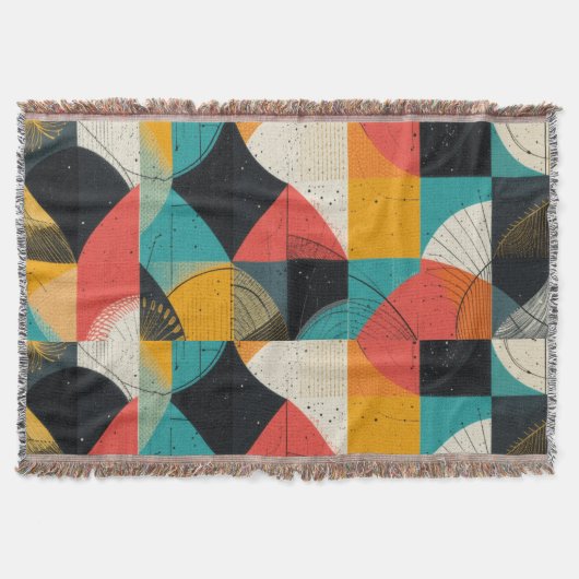 Geabstraheerde afbeeldingen deken (Voorkant)