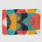 Geabstraheerde afbeeldingen golfhanddoek (Horizontaal)