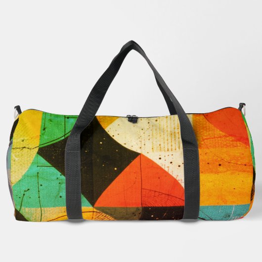 Geabstraheerde afbeeldingen plunjezak (Achterkant)