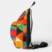 Geabstraheerde afbeeldingen sling bag (Rechts)