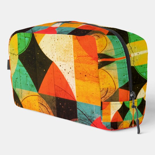 Geabstraheerde afbeeldingen toilettasje (Rechterhoek)
