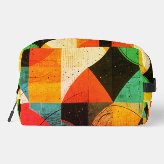 Geabstraheerde afbeeldingen toilettasje (Achterkant)