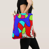 Geabstraheerde Canvas tas (Dichtbij)