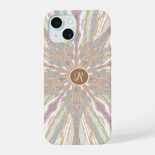 Geabstraheerde Case-Mate iPhone-hoes iPhone 15 Case (Achterkant)