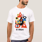 Geabstraheerde illustratie t-shirt (Voorkant)