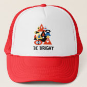 Geabstraheerde illustratie trucker pet (Voorkant)